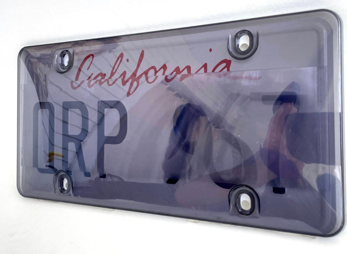 Tinted License Plate Privacy Cover Photo Blocker Anti-Camera ...